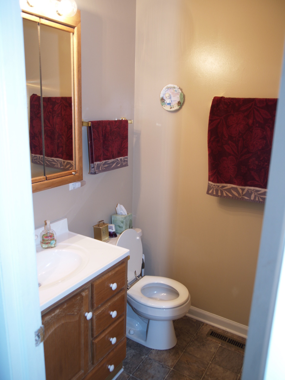 1545 River Ridge Road Southeast Floyd, VA 24091 - Photo 8 of 16 a bathroom with a toilet sink and mirror