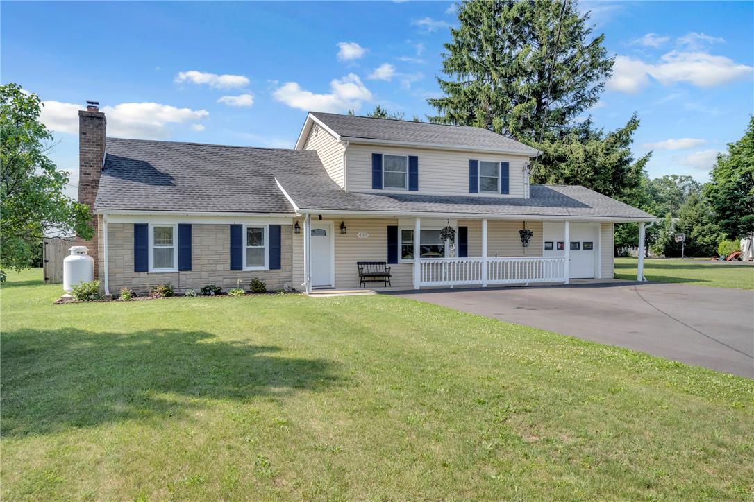 439 Cherry Hill Road Nazareth, PA 18064 - Photo 2 of 31 A classic facade with a charming front porch invites you home.