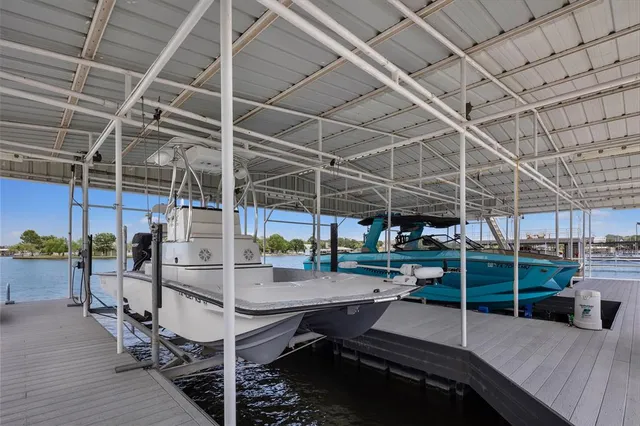 a view of a storage room