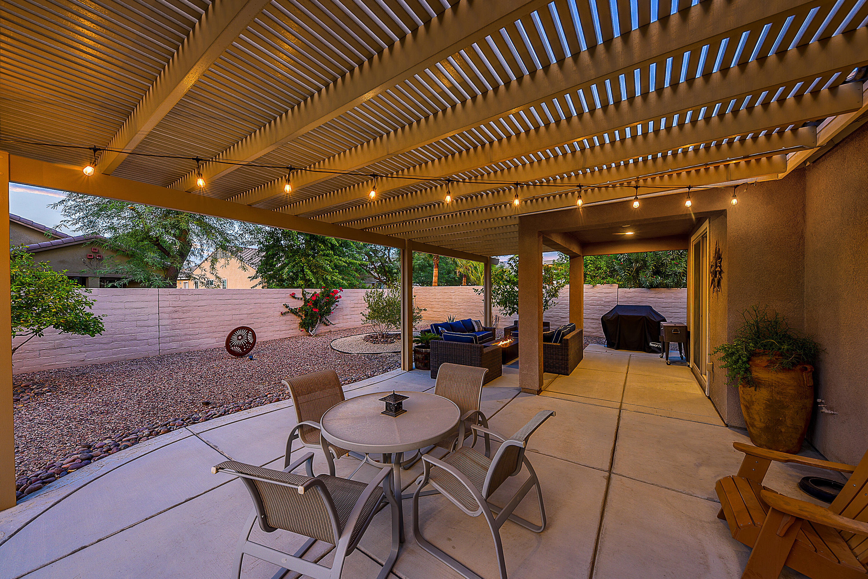81190 Corte Del Olma Indio, CA 92203 - Photo 30 of 47 a view of a dinning table and chairs in patio
