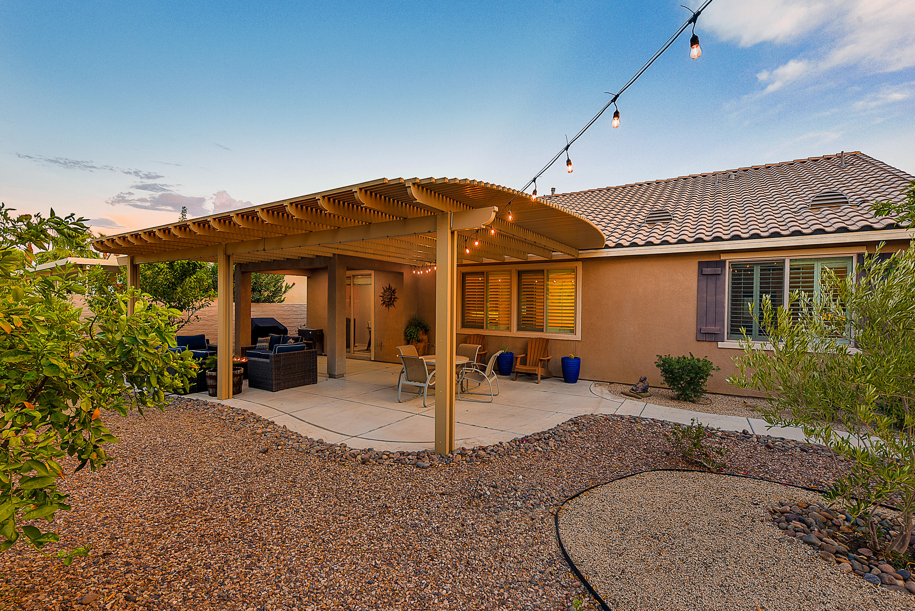 81190 Corte Del Olma Indio, CA 92203 - Photo 31 of 47 front view of a house with a patio