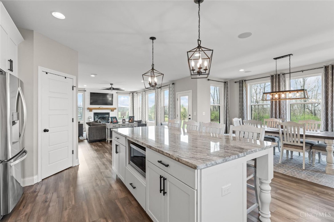 2425 Middleboro Road Clarksville, OH 45113 - Photo 42 of 91 This spacious open-concept kitchen flows seamlessly into the living and dining areas, perfect for gatherings.