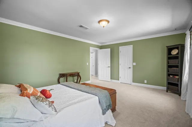 a close view of walk in closet