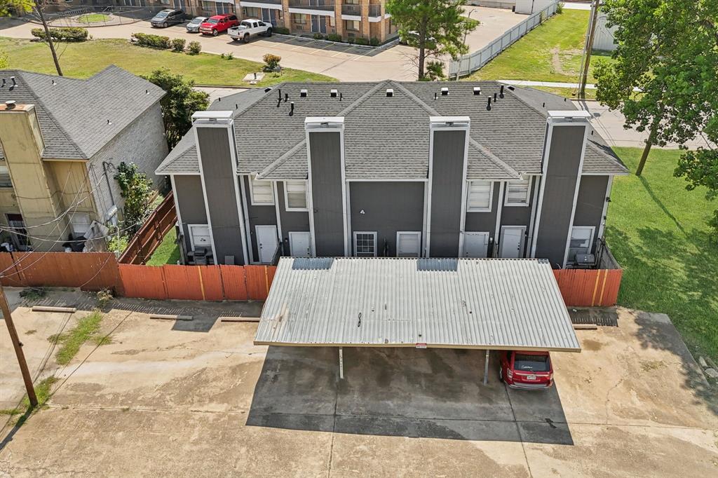 7504 Chapin Road Fort Worth, TX 76116 - Photo 22 of 30 an aerial view of a house with swimming pool