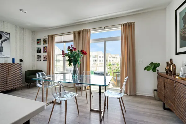 a room with window and wooden floor