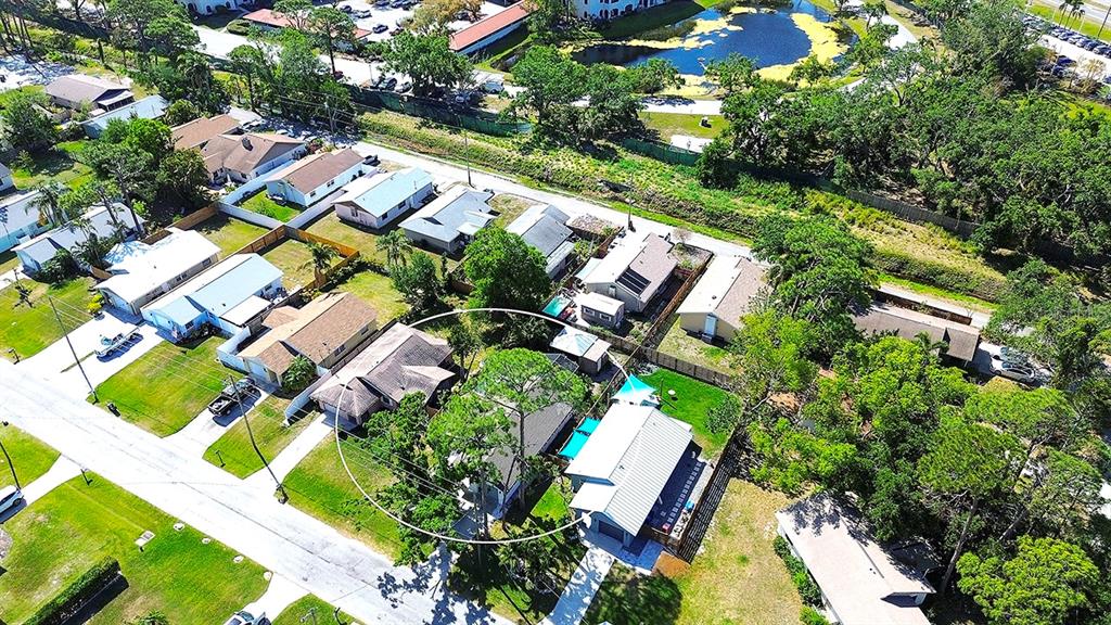 2224 Eugene Street Sarasota, FL 34231 - Photo 42 of 45 an aerial view of residential house with outdoor space and street view