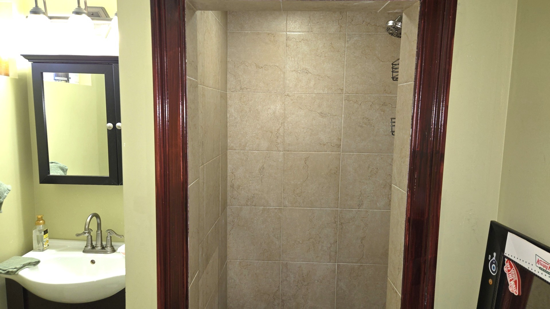 3352 West 84th Street Chicago, IL 60652 - Photo 15 of 26 a bathroom with a sink a mirror and vanity