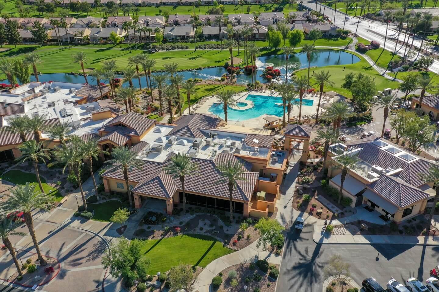 35875 Donny Circle Palm Desert, CA 92211 - Photo 45 of 50 an aerial view of a house with outdoor space