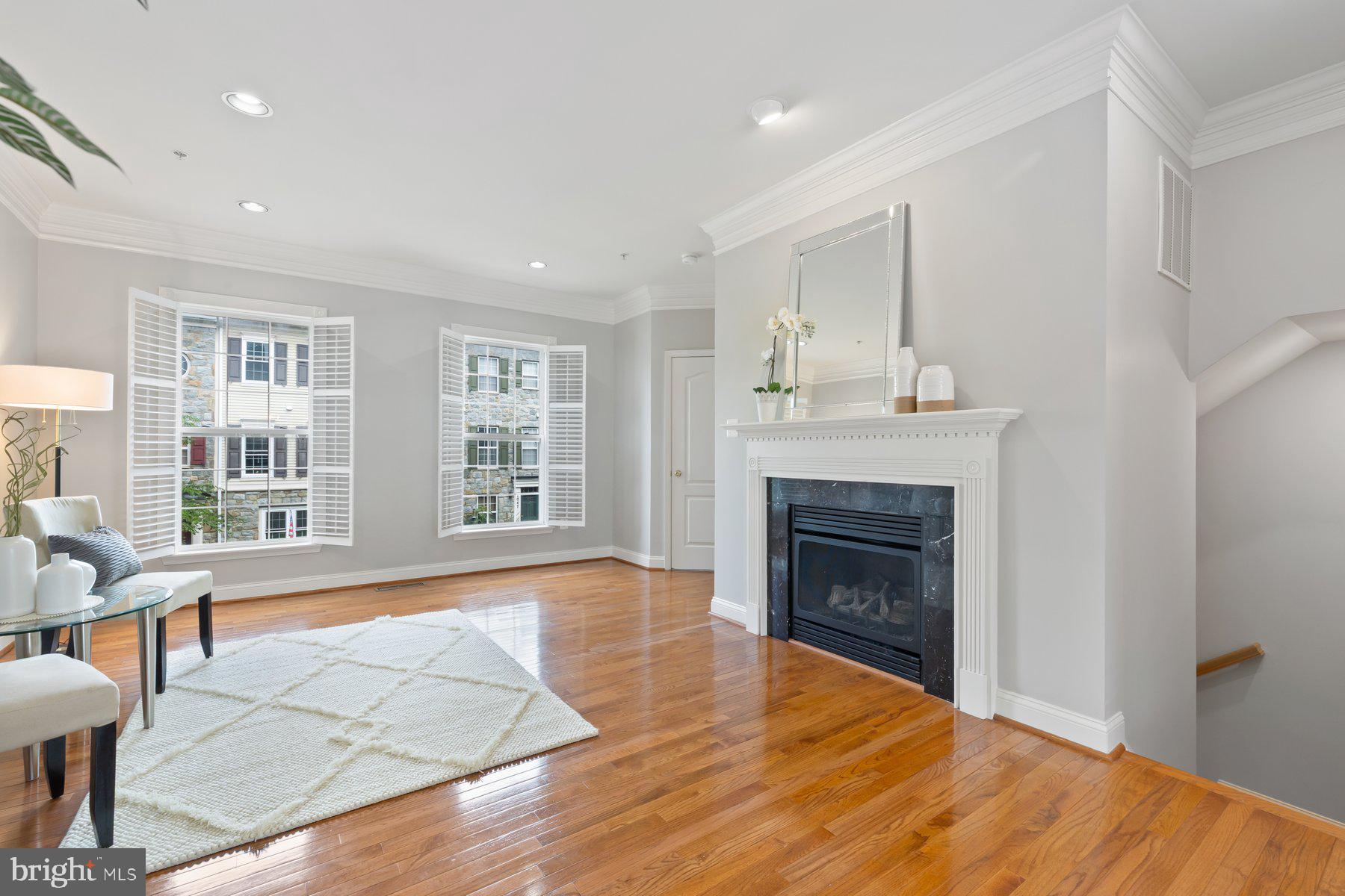 1009 Gaither Road Rockville, MD 20850 - Photo 10 of 50 Family room with gas fireplace