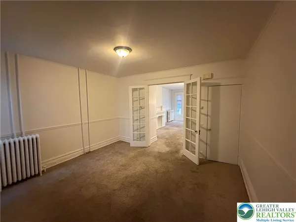 a view of an empty room