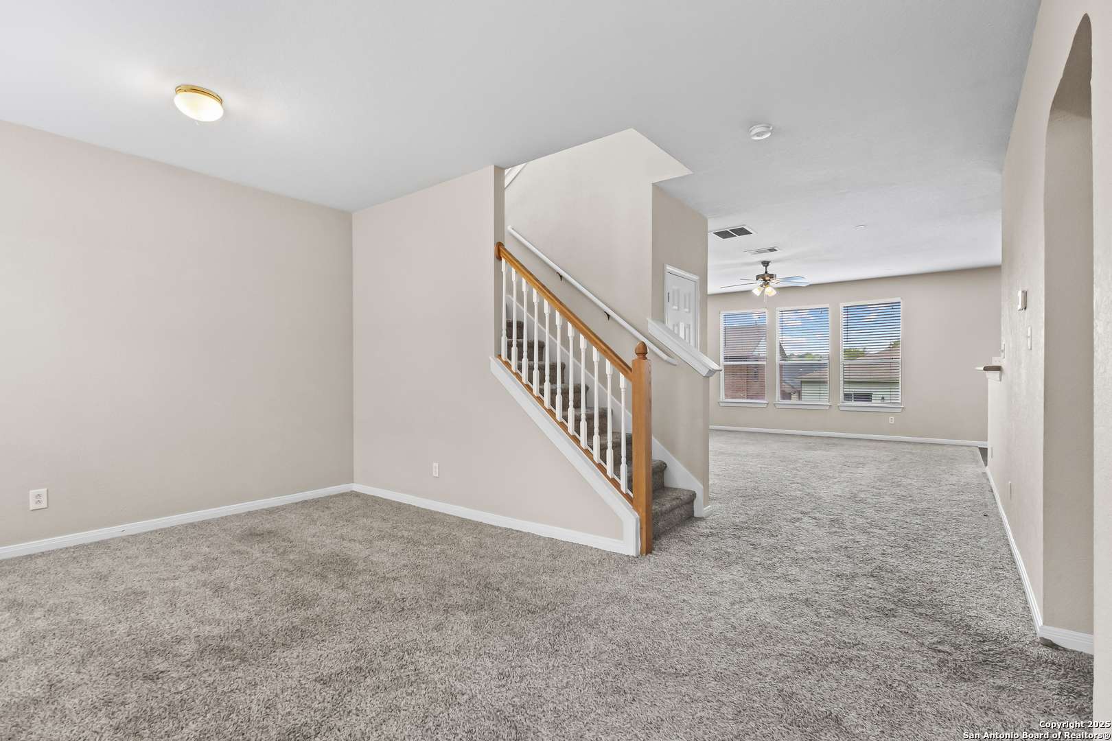 156 Springtree Bluff Cibolo, TX 78108 - Photo 13 of 42 a view of a hallway with staircase