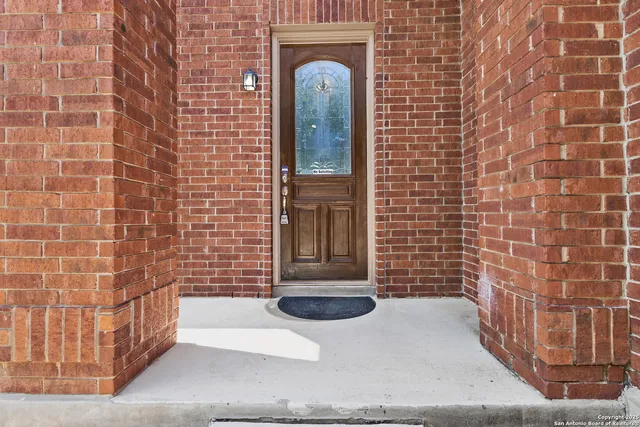 a view of hallway with stairs