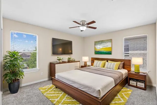 a view of a workspace with furniture