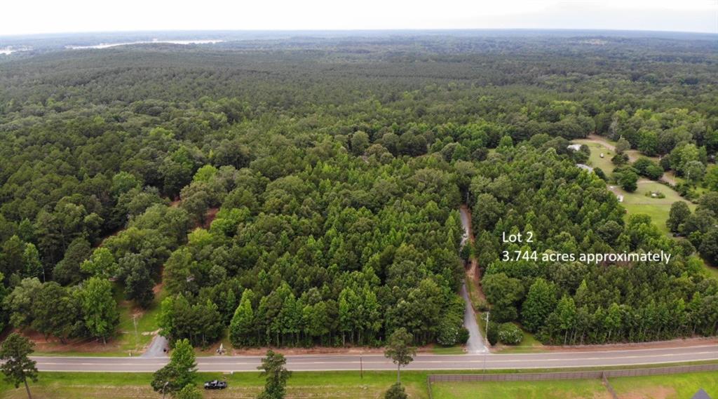 0 Crouch Road, Unit 2 Benton, LA 71006 - Photo 2 of 7 Drone / aerial view of a land location / area. Lot 2 whereabouts is labeled.