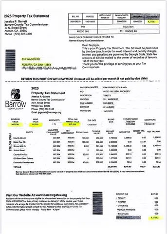$923,900 | 331 Wages Road, Auburn, GA 30011