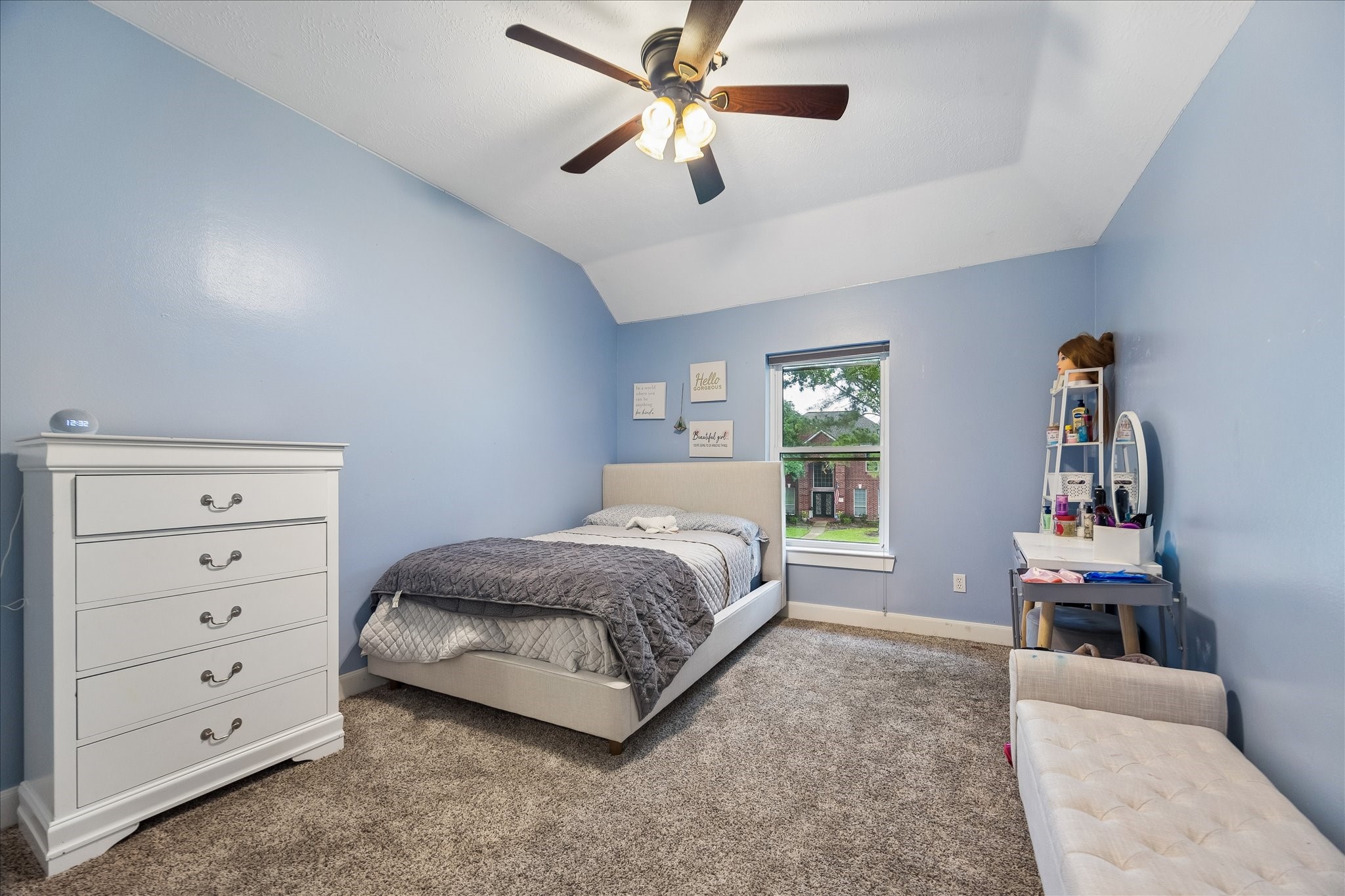23039 Enchanted Landing Lane Katy, TX 77494 - Photo 25 of 30 a bedroom with a bed and furniture