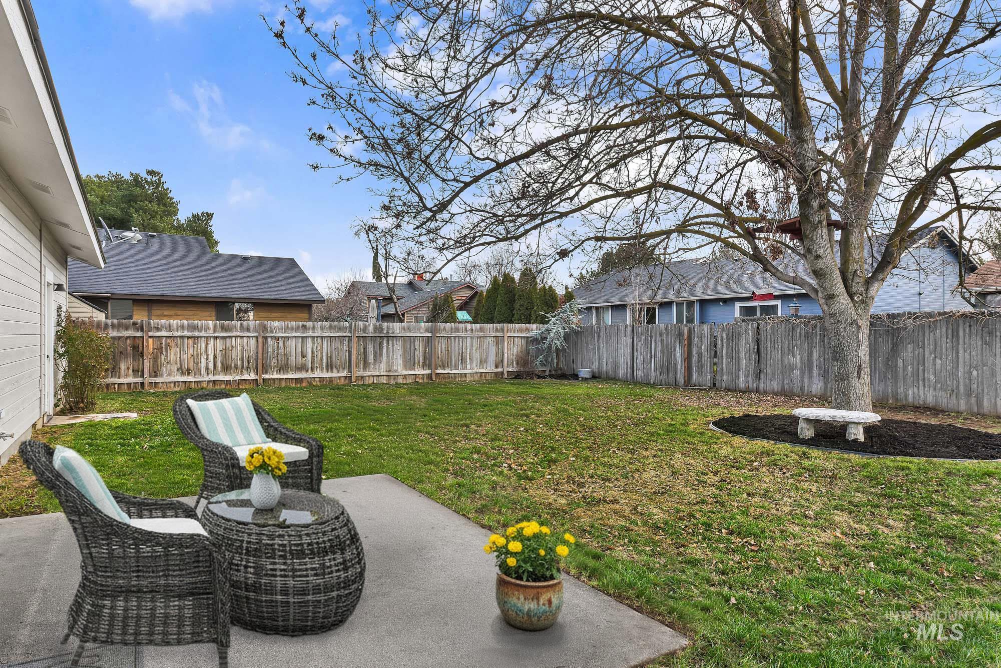 11673 West Musket Court Boise, ID 83713 - Photo 37 of 37 Back Patio Virtually Staged