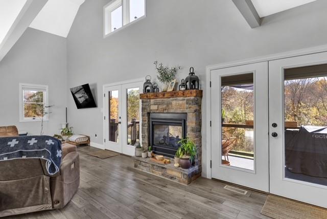 2460 Chapel Road Beaver, PA 15009 - Photo 6 of 45 Open and Inviting with a Beautiful Stone Fireplace!