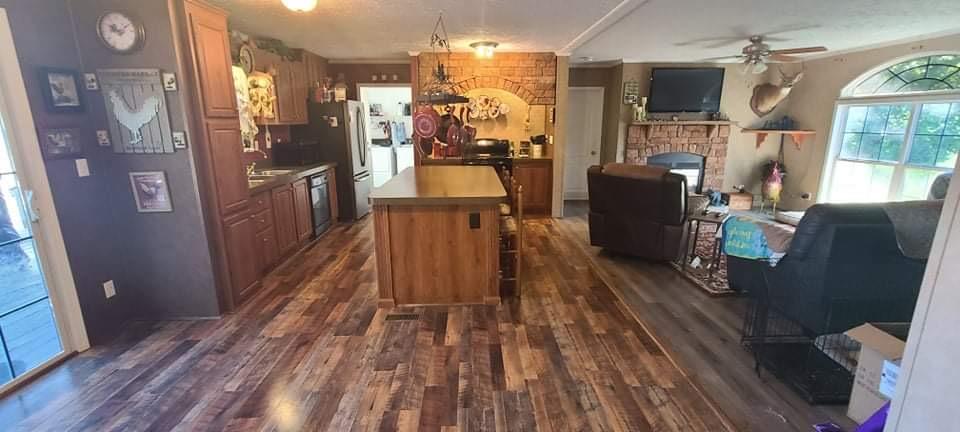 388 Ledbetter Road Rocky Mount, VA 24151 - Photo 2 of 3 a view of a living room with wooden floor