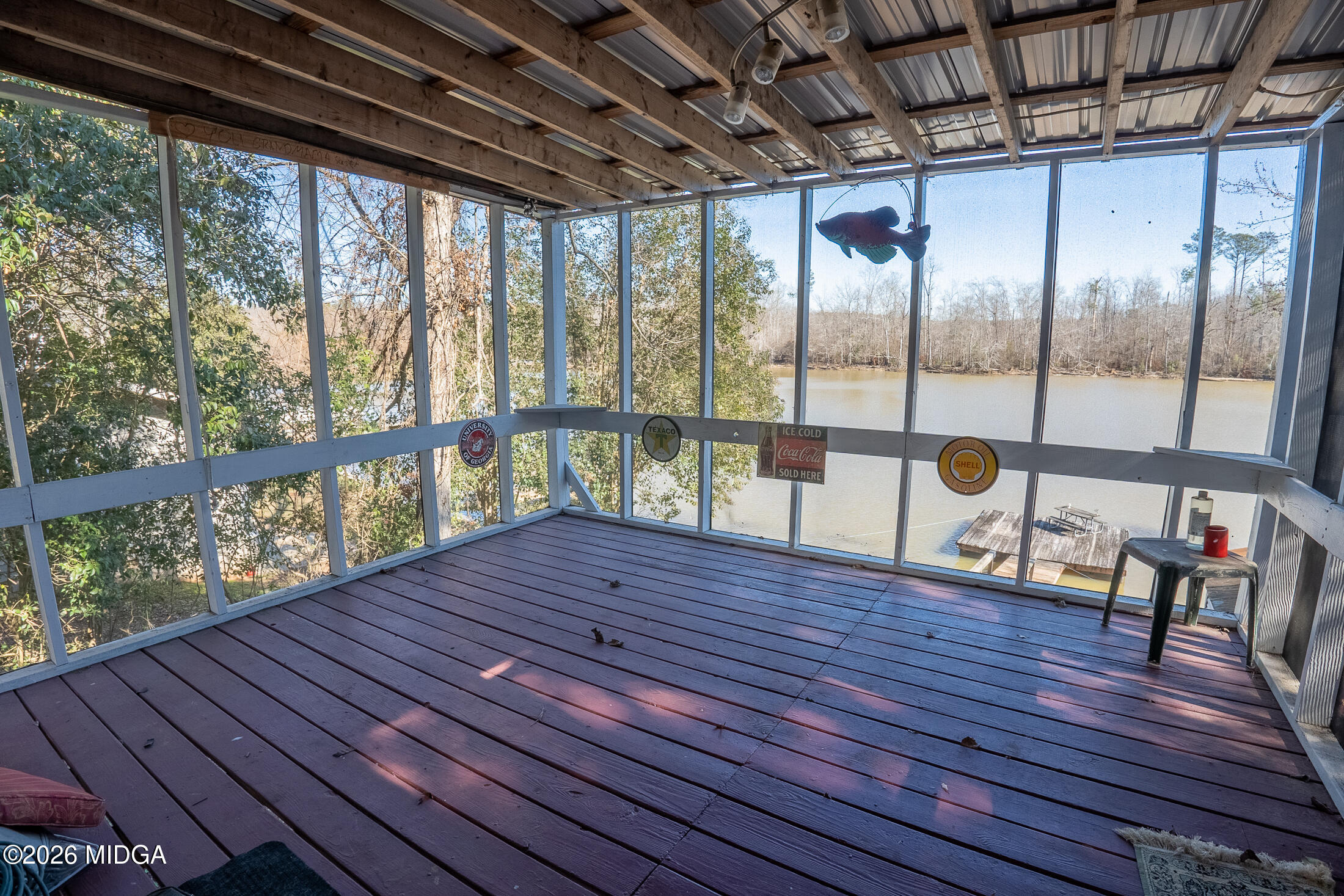 199 Cherokee Drive Jackson, GA 30233 - Photo 17 of 25 a view of a balcony with wooden floor