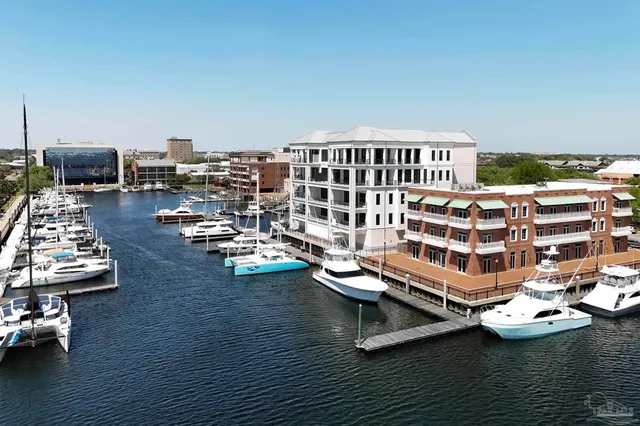 a front view of a large building