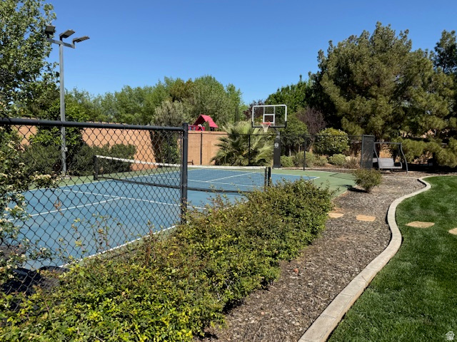 2917 Old Farm Road Washington, UT 84780 - Photo 97 of 105 View of sport court with community basketball court and a tennis court