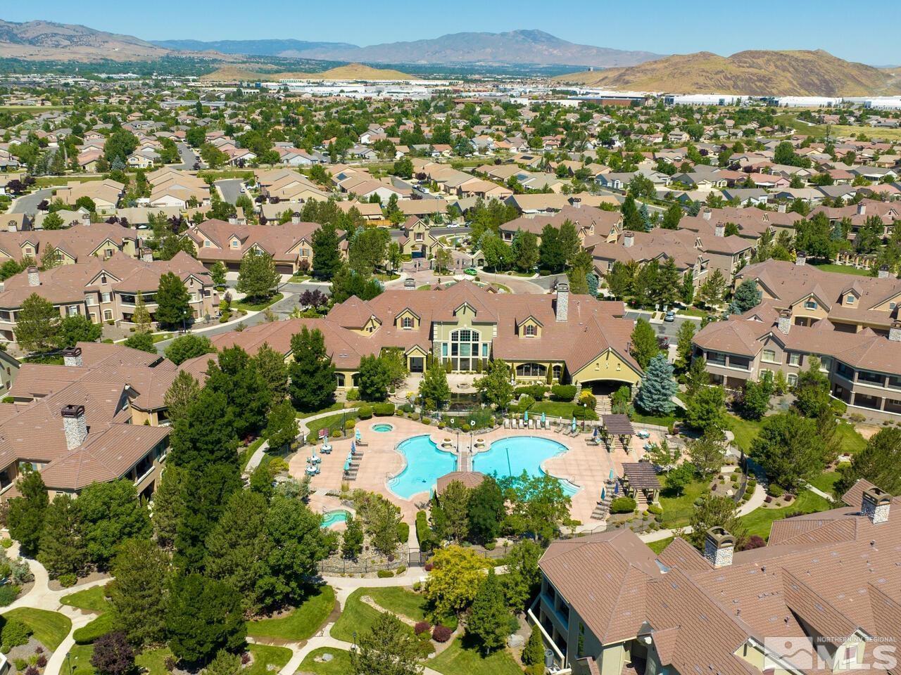 9900 Wilbur May Parkway, Unit 2801 Reno, NV 89521 - Photo 67 of 67 an aerial view of residential houses with outdoor space