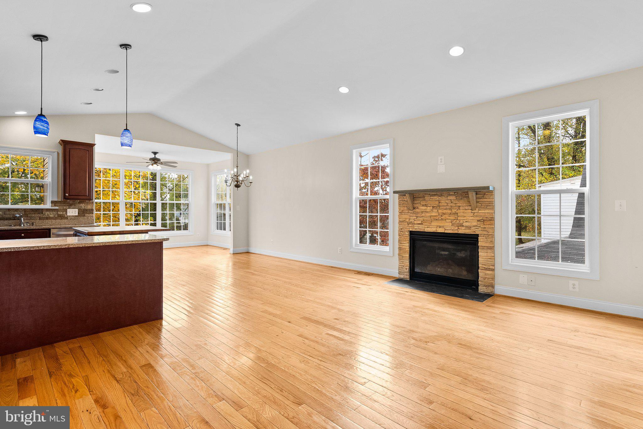 265 Lake Riviera Road Pasadena, MD 21122 - Photo 6 of 37 Main Level Entertaining Space w/ Fireplace