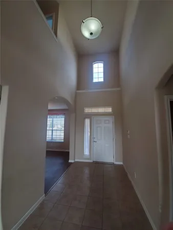 a living room with a fireplace