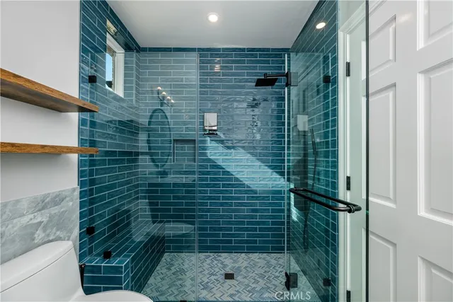 an aerial view of residential house and outdoor space