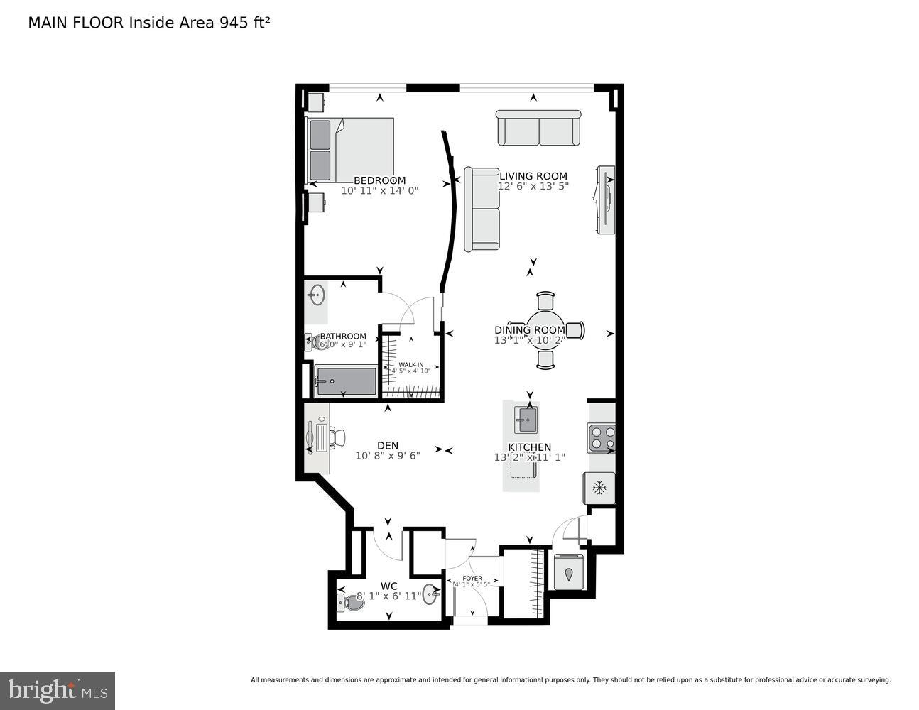 2020 12th Street Northwest, Unit 217 Washington, DC 20009 - Photo 38 of 38 Floor plan