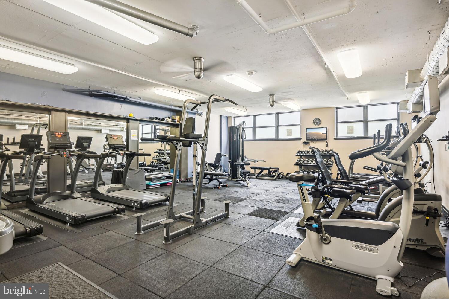 2020 12th Street Northwest, Unit 217 Washington, DC 20009 - Photo 34 of 38 Well-equipped community gym