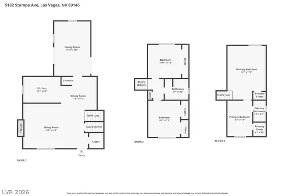 $485,000 | 5182 Stampa Avenue, Las Vegas, NV 89146
