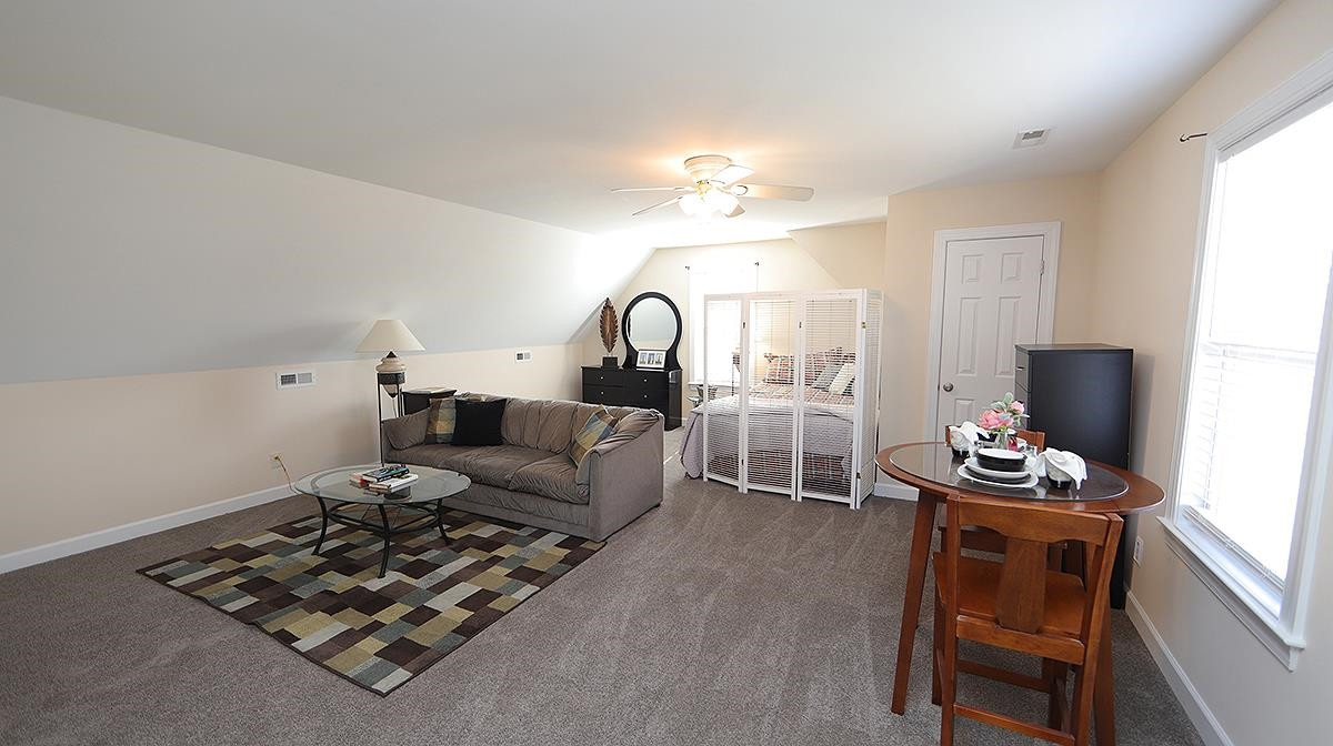 67 Jetherage Drive Willow Spring, NC 27592 - Photo 25 of 36 Second floor bonus room - has many options as bedroom - workout space with closet