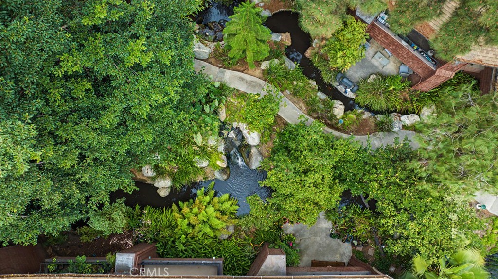 2727 Quail Ridge Circle Fullerton, CA 92835 - Photo 25 of 30 Over Head View of Pond