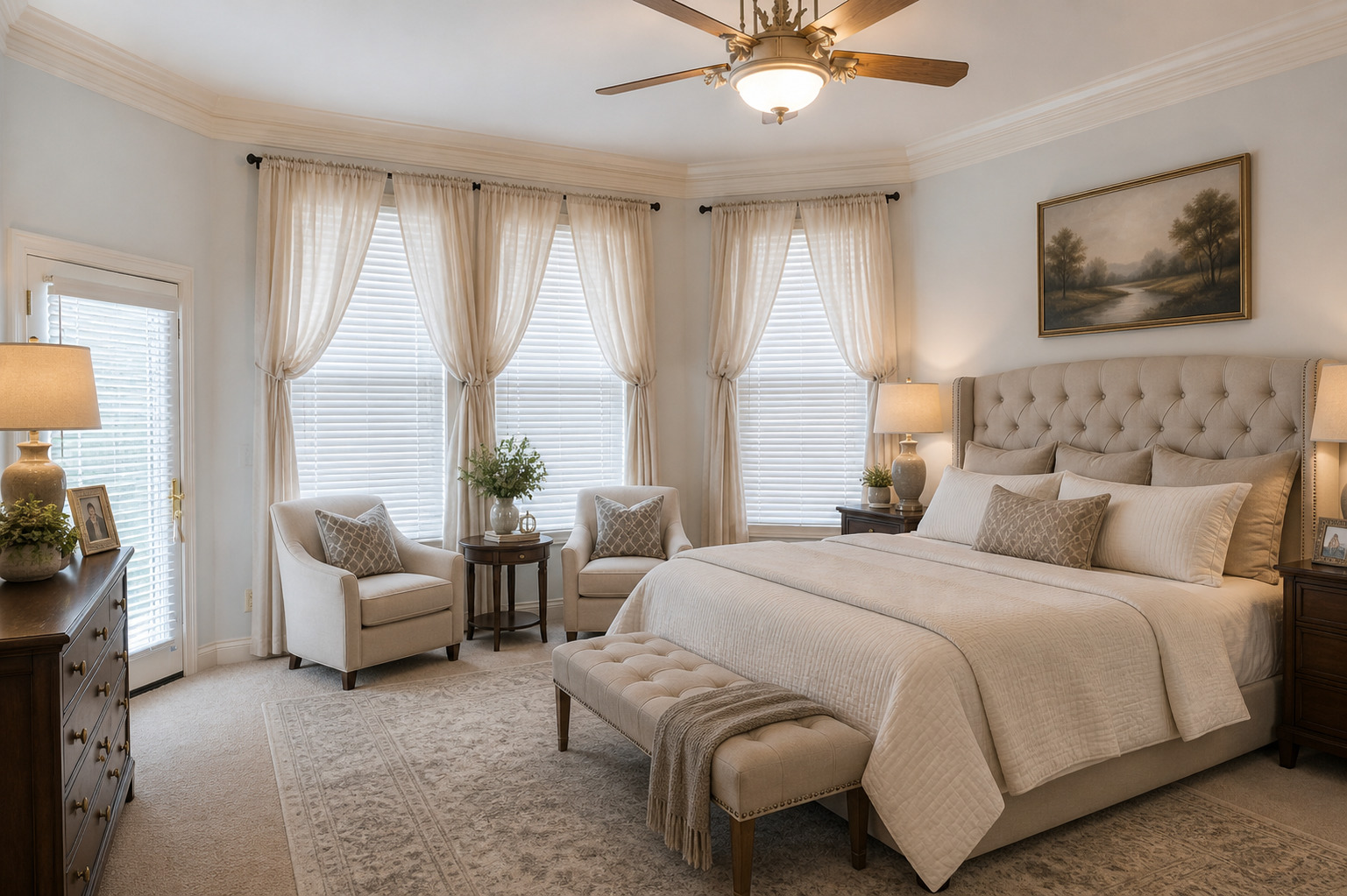 3115 West Striegel Road Carbondale, IL 62901 - Photo 63 of 67 a bedroom with a bed and a couch