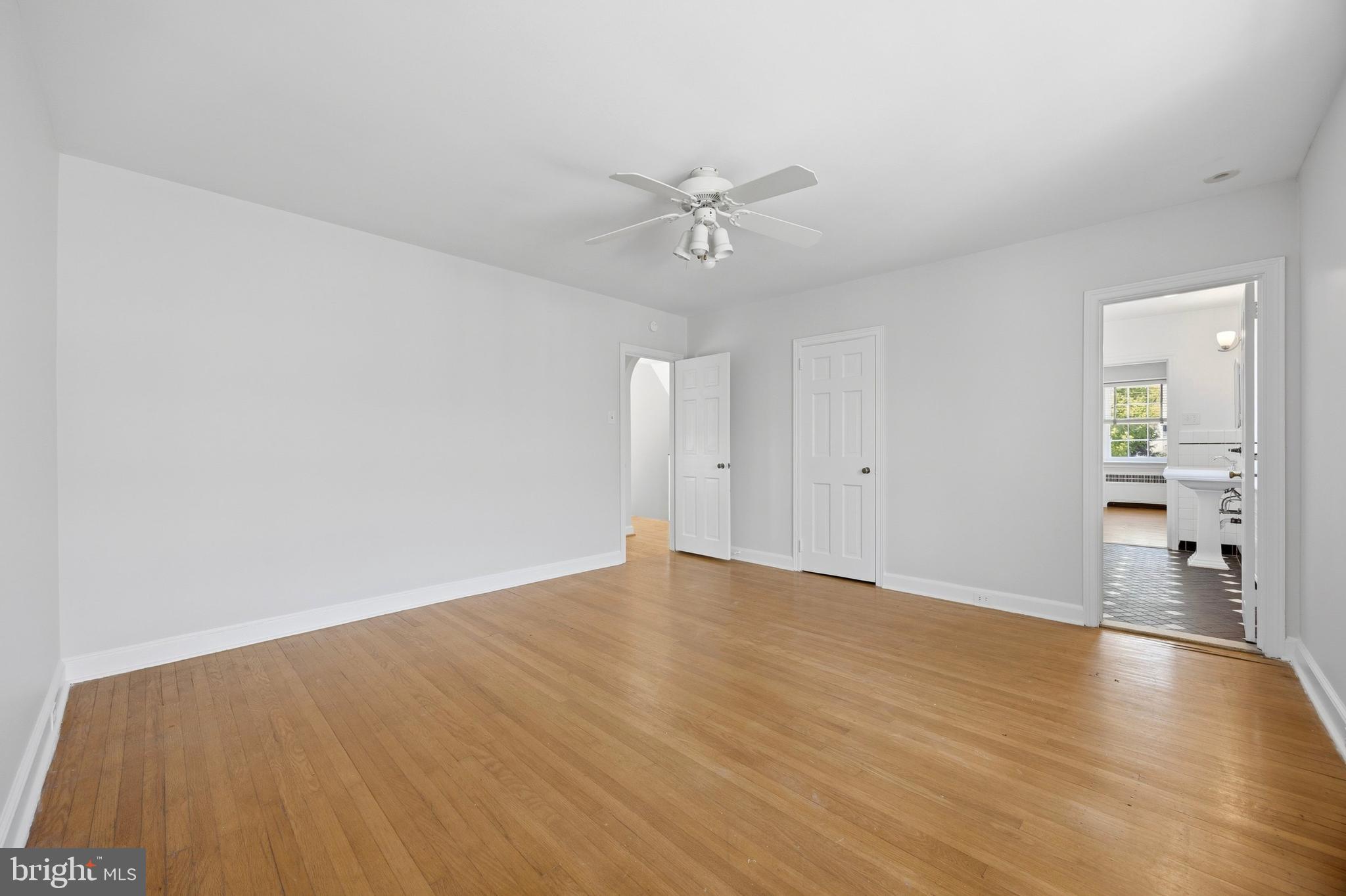 326 Winding Way Merion Station, PA 19066 - Photo 22 of 33 wooden floor in an empty room