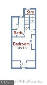 1239 Portner Road Alexandria, VA 22314 - Photo 72 of 73 Floor plan for 3rd floor