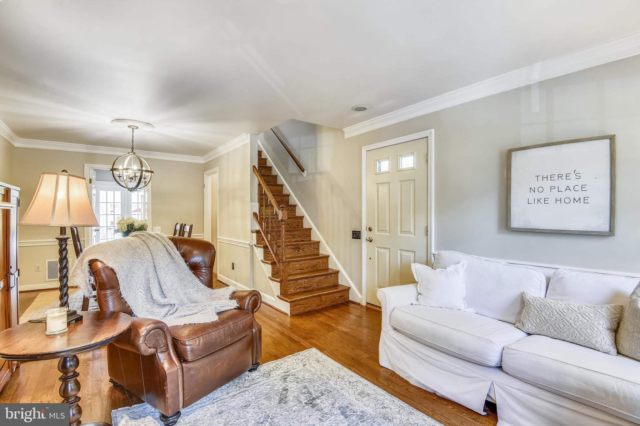 1239 Portner Road Alexandria, VA 22314 - Photo 6 of 73 Living room opens to dining room and kitchen