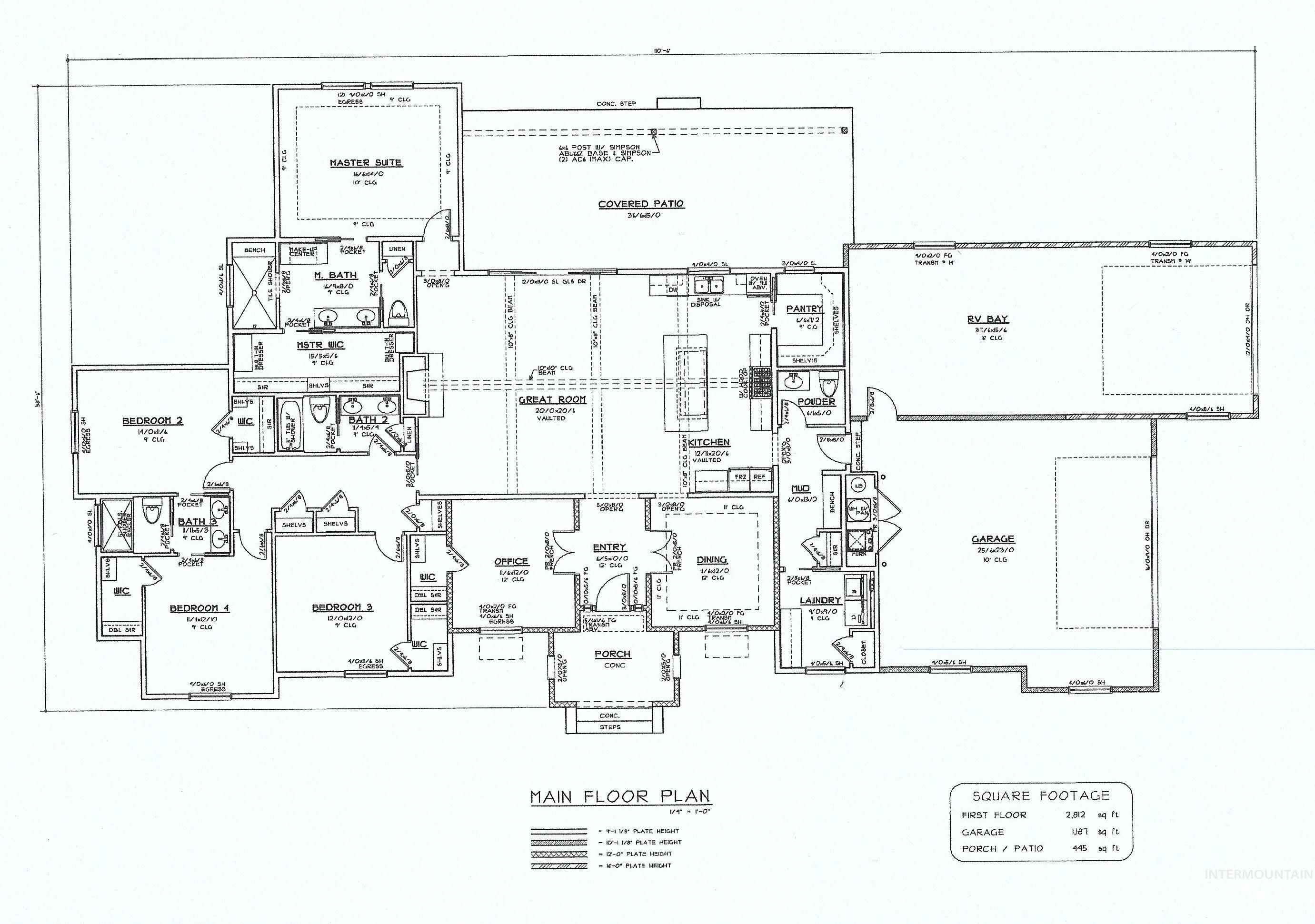 17244 Triple Crown Place Caldwell, ID 83607 - Photo 8 of 8 View of home floor plan