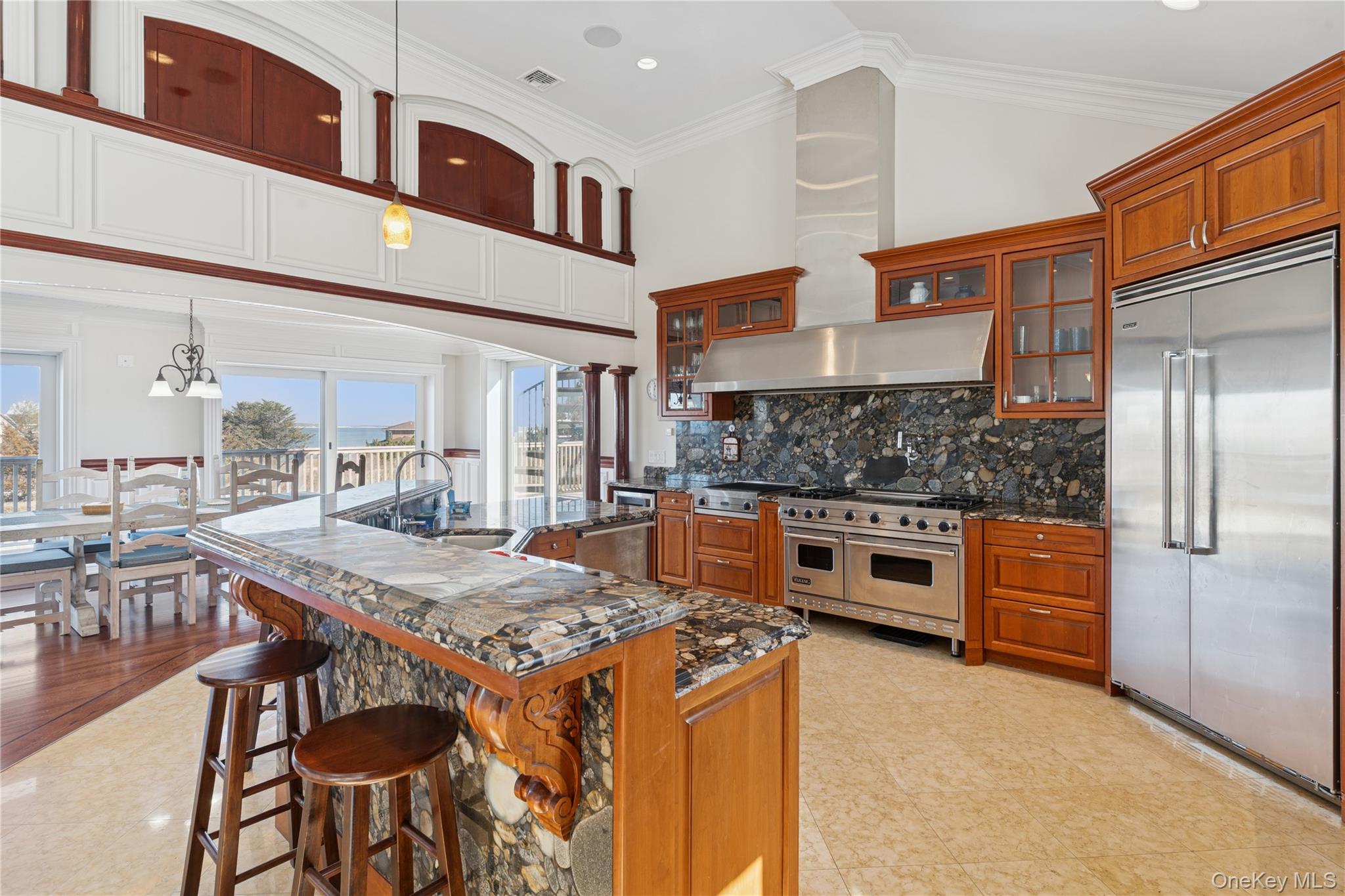 1680 Lands End Road Orient, NY 11957 - Photo 21 of 50 Viking Professional Stainless Steel Appliciances: Stove, Oven and grill, Refrigerator, Two dishwashers, Two sinks, and wine cooler