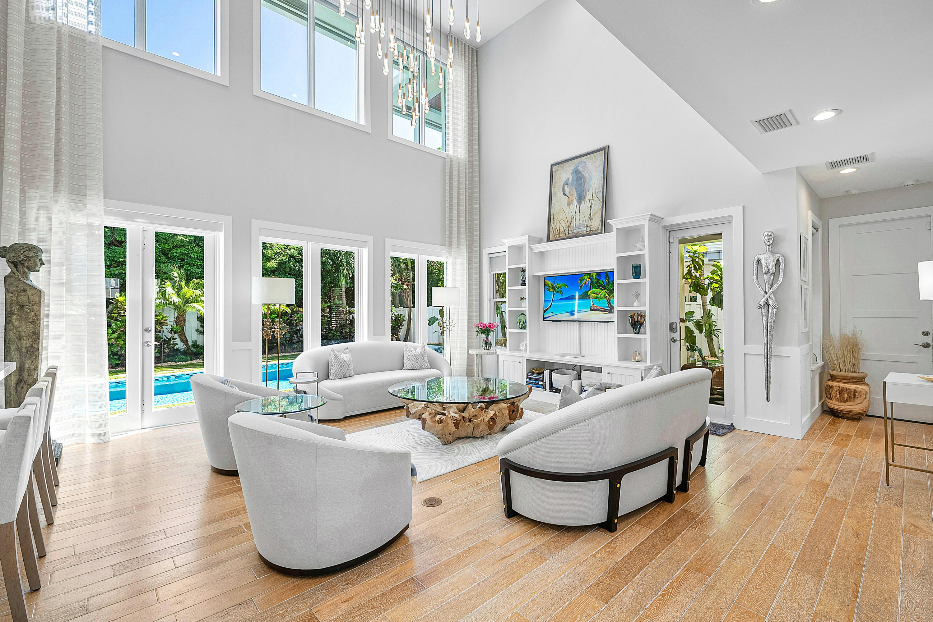 540 Northeast Spanish Trail Boca Raton, FL 33432 - Photo 11 of 47 a living room with furniture and wooden floor