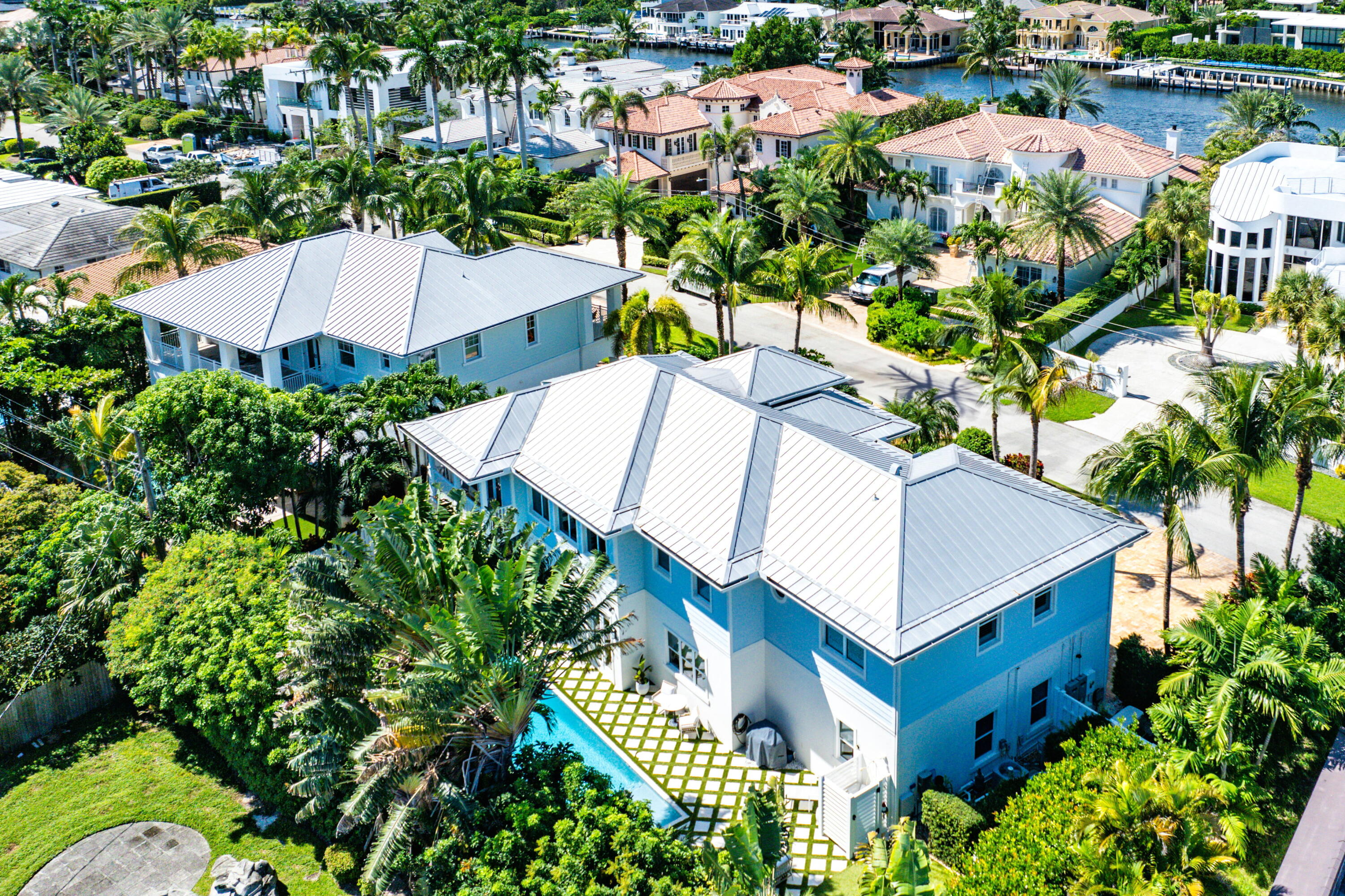 540 Northeast Spanish Trail Boca Raton, FL 33432 - Photo 8 of 47 an aerial view of a house