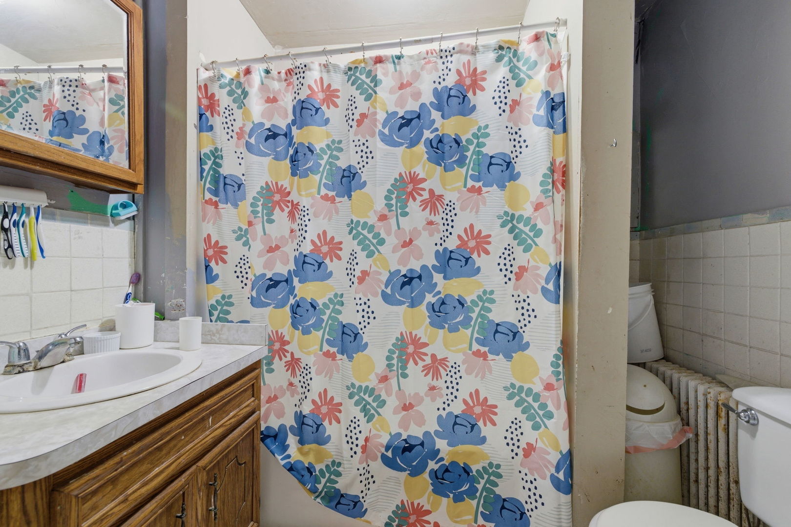 1709 South State Street Lockport, IL 60441 - Photo 10 of 26 a bathroom with a sink and a toilet