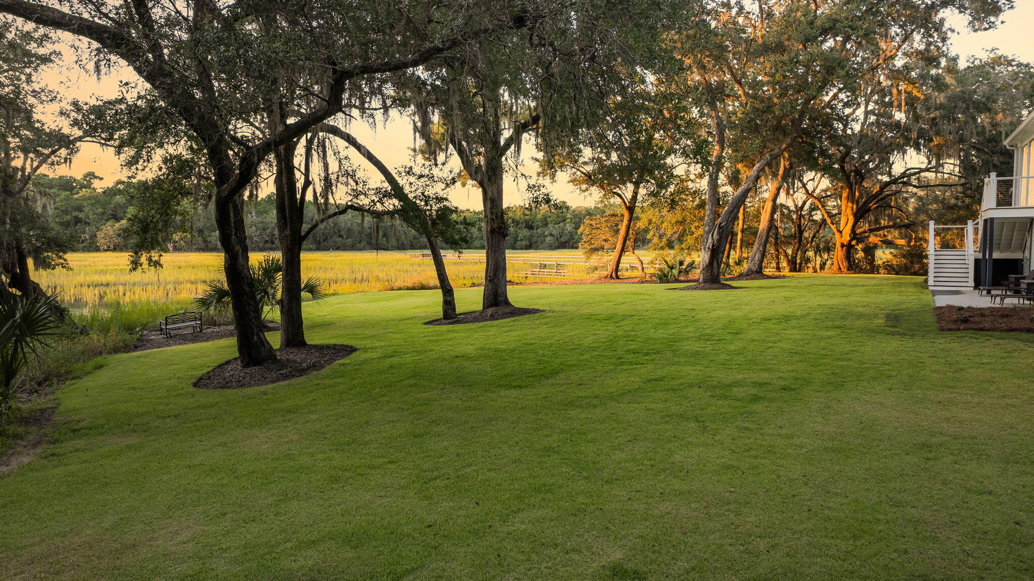 1358 Polly Point Road Wadmalaw Island, SC 29487 - Photo 7 of 78 CREM - 1358 Polly Point twilight aerials