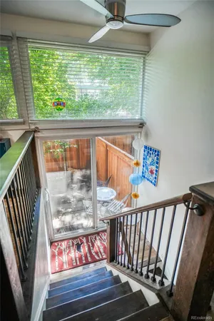 a view of a porch and outdoor space