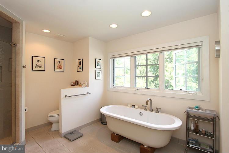 7605 Arden Road Cabin John, MD 20818 - Photo 17 of 28 Master Bath with Separate Bath and Shower