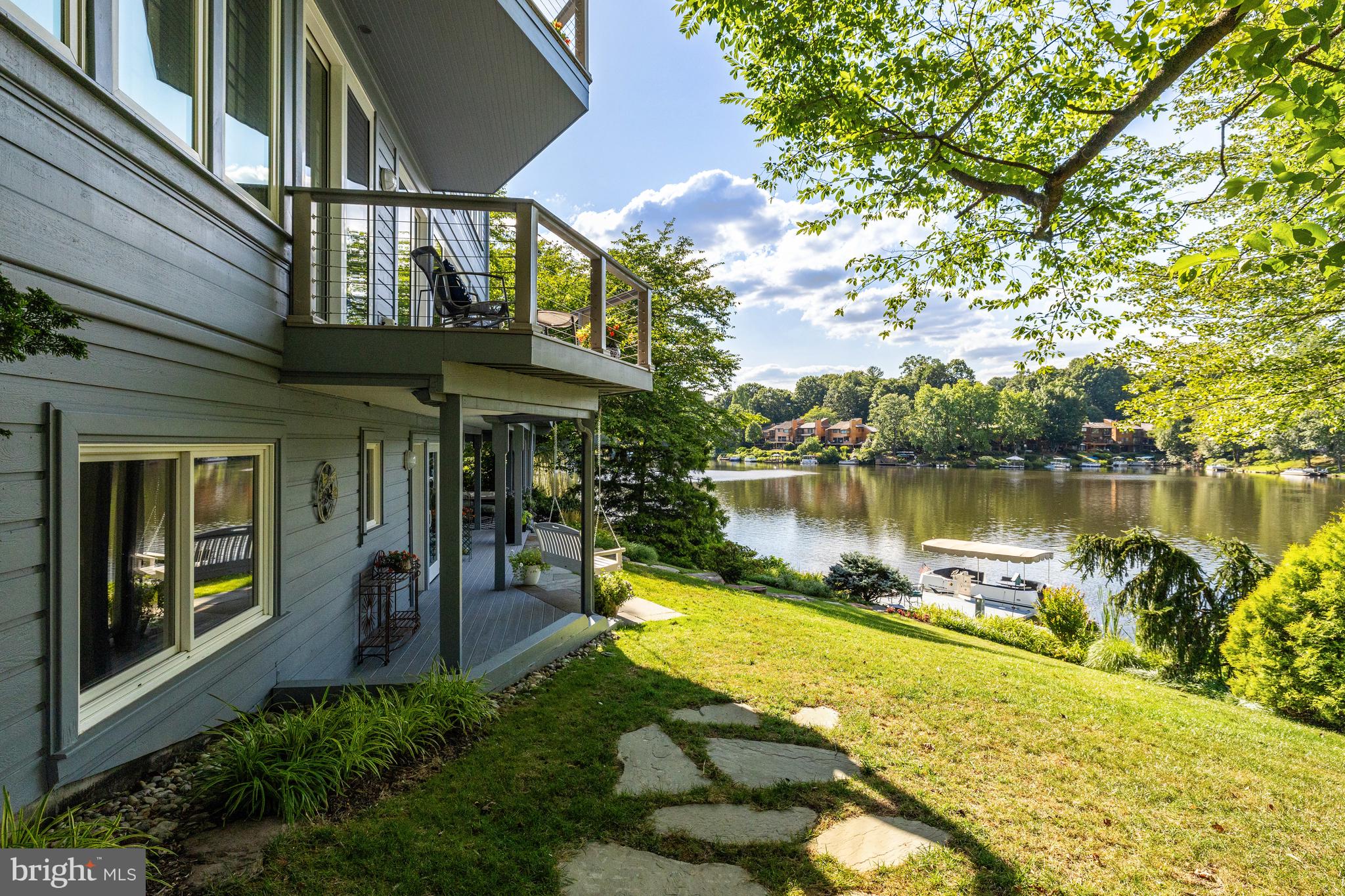 2202 Spinnaker Court Reston, VA 20191 - Photo 109 of 137 Stone steps lead to the lower deck and dock.