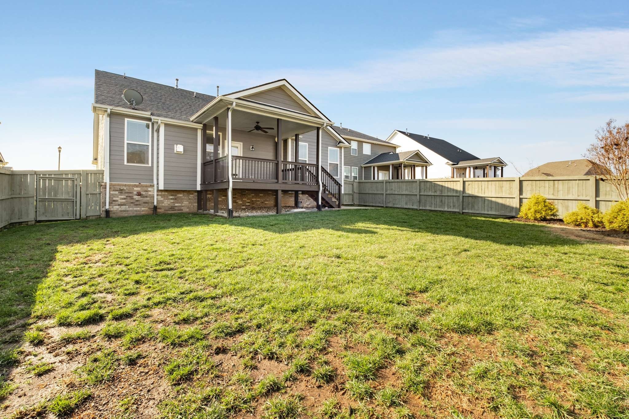 445 RANGELAND Road Spring Hill, TN 37174 - Photo 42 of 55 a view of a house with a big yard and large trees
