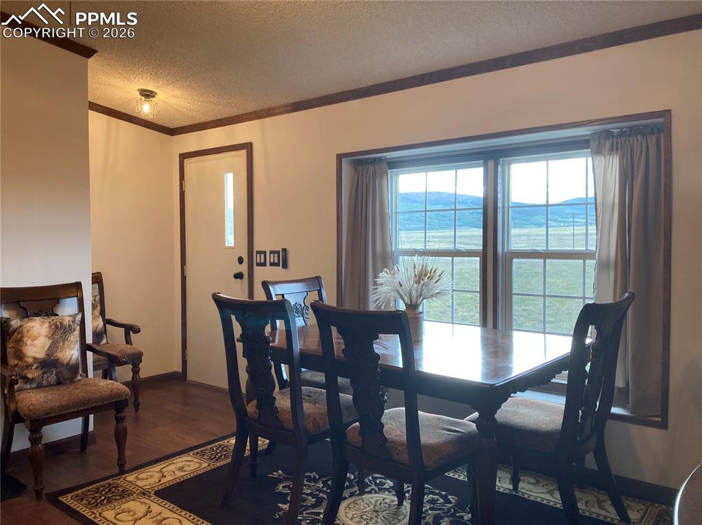 136 Black Knat Road Fairplay, CO 80440 - Photo 6 of 38 a view of a dining room with furniture window and outside view